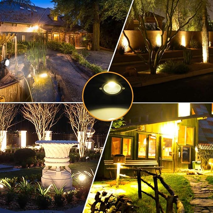 Romwish 120V LED Landscape Lights, 10W 120V Outdoor Landscape Lighting - Image 7