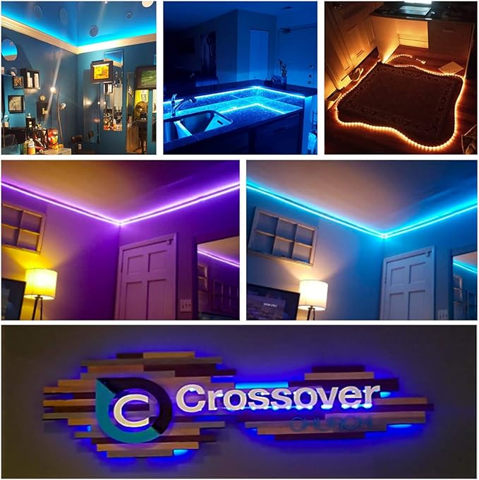 DAYBETTER Led Strip Lights 16.4ft Waterproof Color Changing Led Lights - Image 7