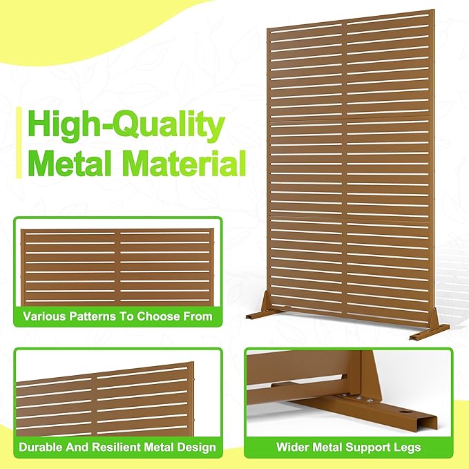 Outdoor Privacy Screen, Freestanding Privacy Fence Panels - Image 4
