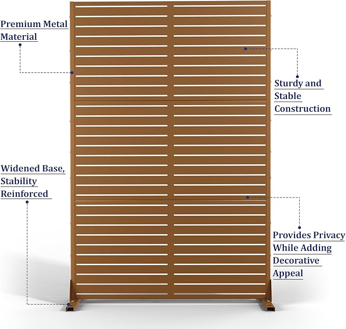 FENCY Outdoor Privacy Screen, Outdoor Freestanding Privacy Screen & Panels - Image 4