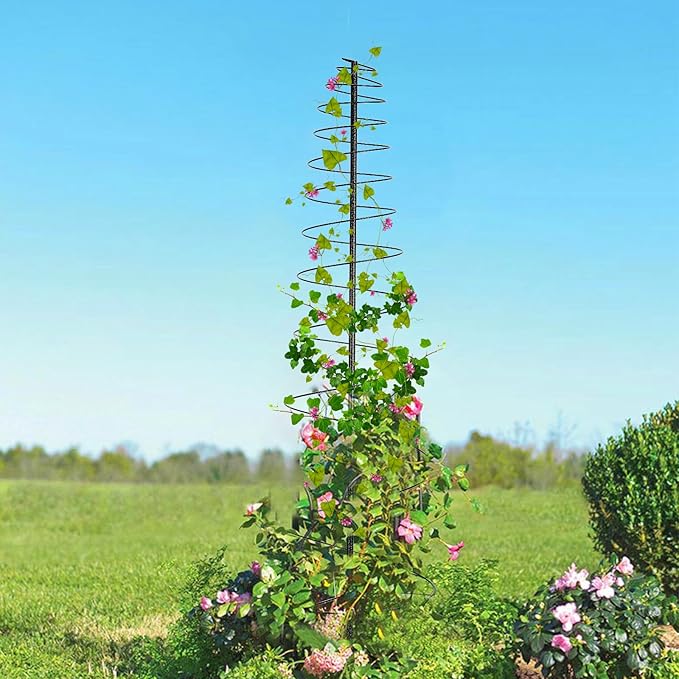 Trellis for Climbing Plants Outdoor, 73inch Tall Plants Trellis Support Metal - Image 7