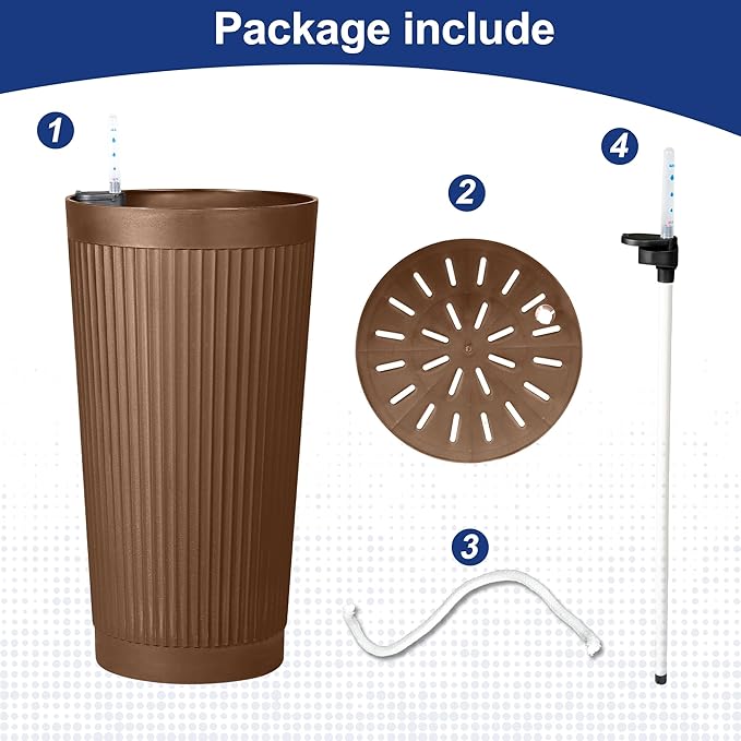 FENCY 2Pack 24IN Self Watering Planter - Image 5