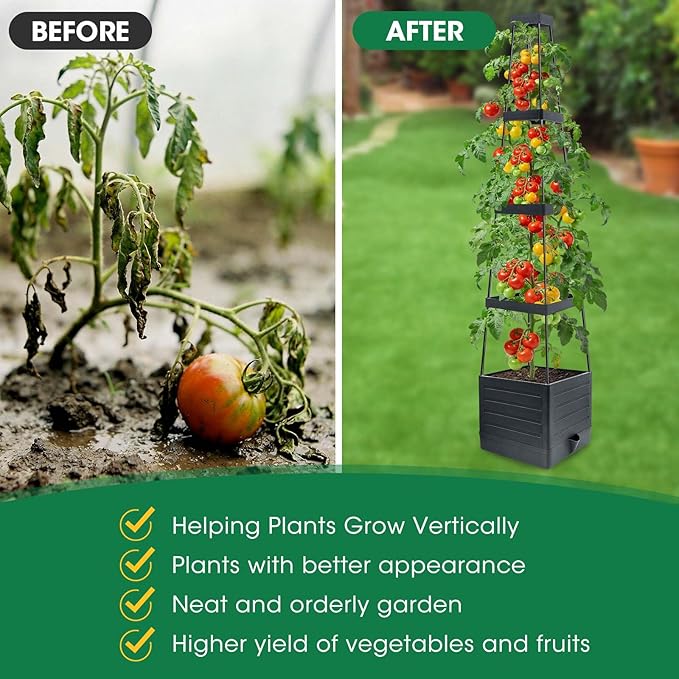 MQFORU 4Pack Raised Garden Bed Planter Boxes - Image 3