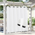 Easy-Going Linen Look Outdoor Curtains Waterproof Windproof Porch Curtains by Easy-Going