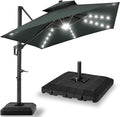 Best Choice Products 10x10ft Cantilever Patio Umbrella w/Base Included by BestChoiceProducts