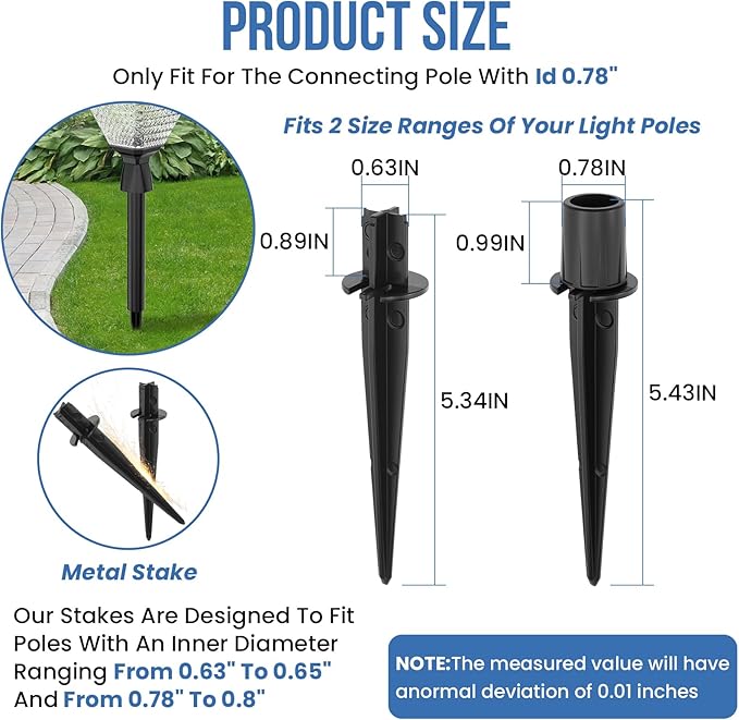 12 Sets Metal Replacement Stakes - Image 2