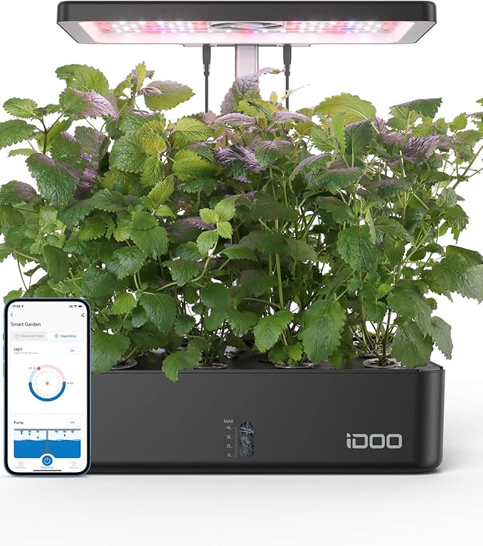 iDOO Hydroponics Growing System Kit 12Pods, Christmas Gifts - Image 9