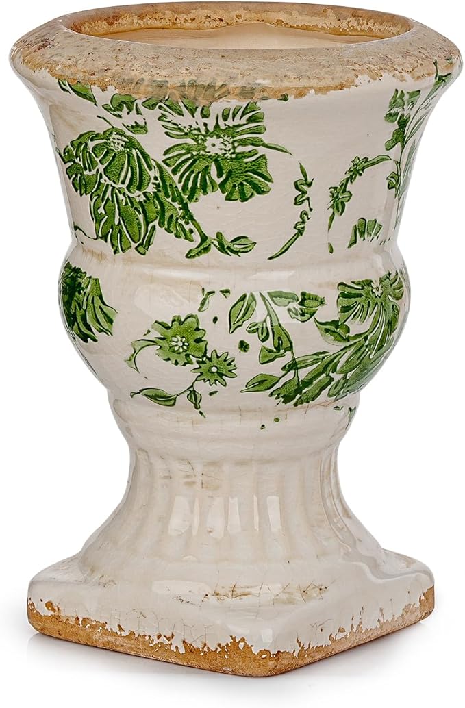 Sungmor Small Ceramic Urn Planter by Sungmor