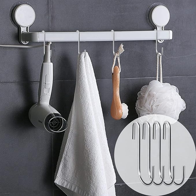 30 Pack 3 Inch S Hooks Heavy Duty Pan Pot Holder Rack Hooks Hanging Hangers S - Image 7