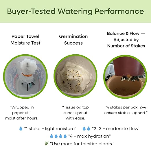 GreenShip 4-Pack Patented Self-Watering Spikes – DIY Plant Watering System - Image 5
