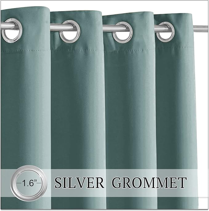 RYB HOME Patio Curtains Outdoor - Image 2