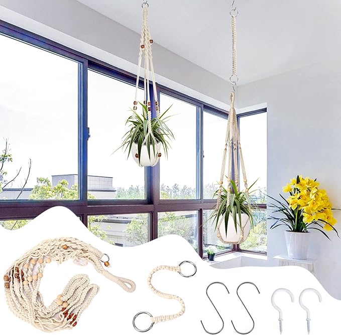 Augshy Macrame Plant Hanger - Image 7