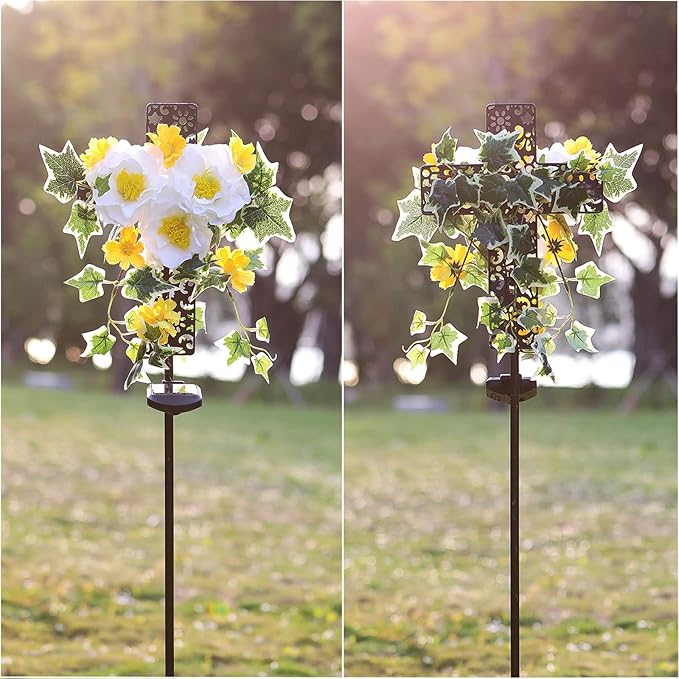 Starryfill Solar Memorial Cross Lights - Image 3