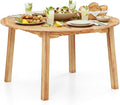Tangkula 53" Round Outdoor Dining Table by TANGKULA
