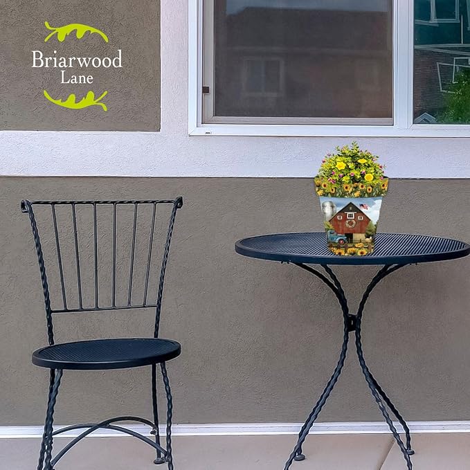 Briarwood Lane Sunflower Barn Small Planter - Image 3