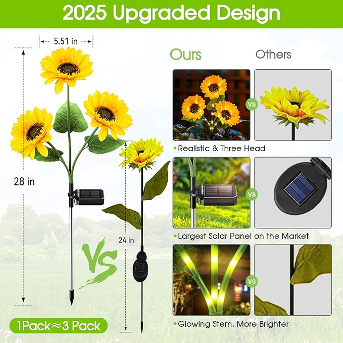 KOOPER Solar Lights Outdoor Decor - Image 3