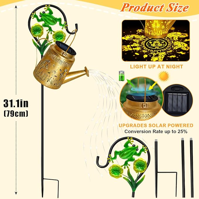 Solar Lanterns Outdoor Garden Decor, Mothers Day Gifts - Image 7