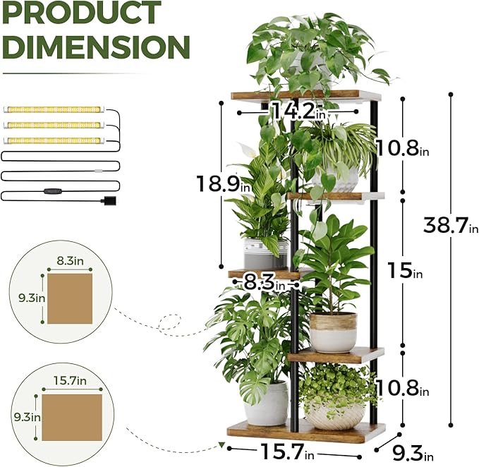 Bamworld Indoor Plant Stand - Image 2