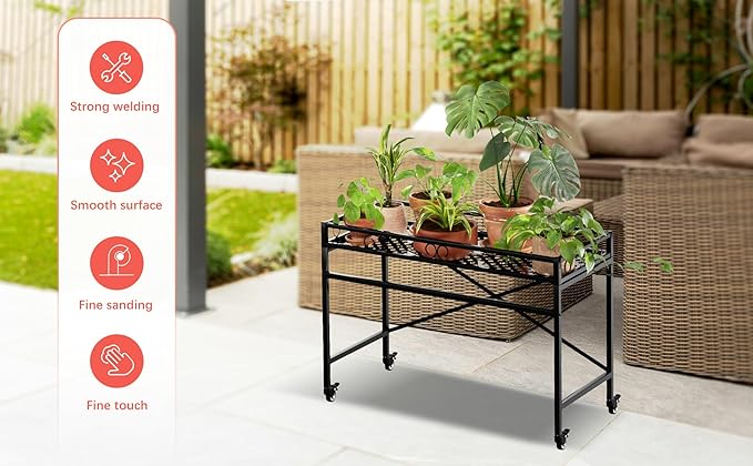 Zhongma Sturdy Metal Plant Stand - Image 7