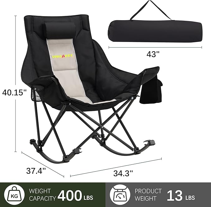 Oversized Rocking Camping Chair - Image 3
