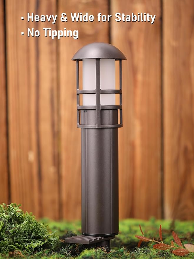 LEONLITE 12-Pack Low Voltage Landscape Pathway Lights 3W Landscape Lighting - Image 5