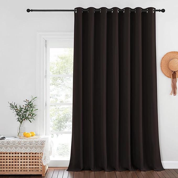 NICETOWN Patio Door Curtain Sound Blocking, Bedroom Privacy Room Divider Curtain by NICETOWN