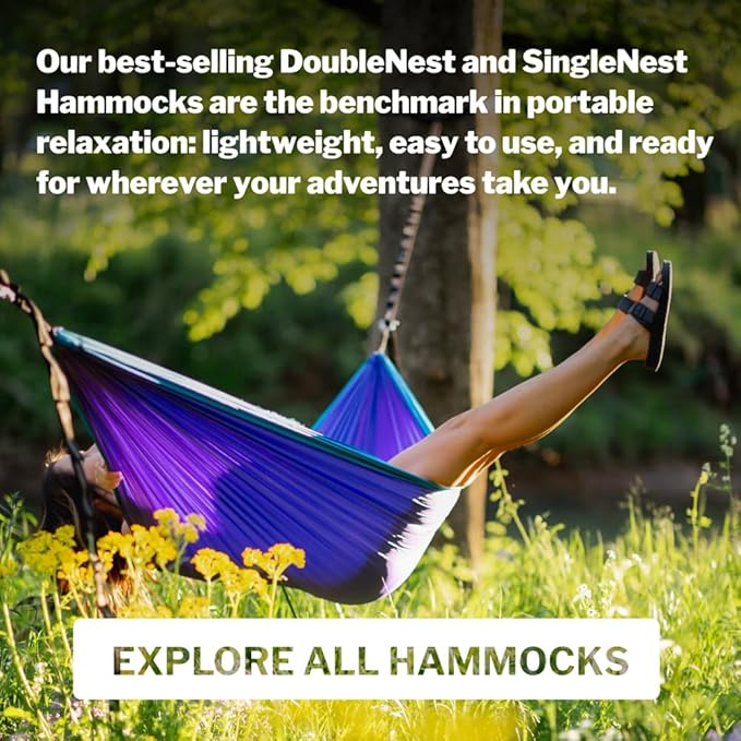 ENO, Eagles Nest Outfitters DoubleNest Lightweight Camping Hammock, 1 to 2 - Image 9