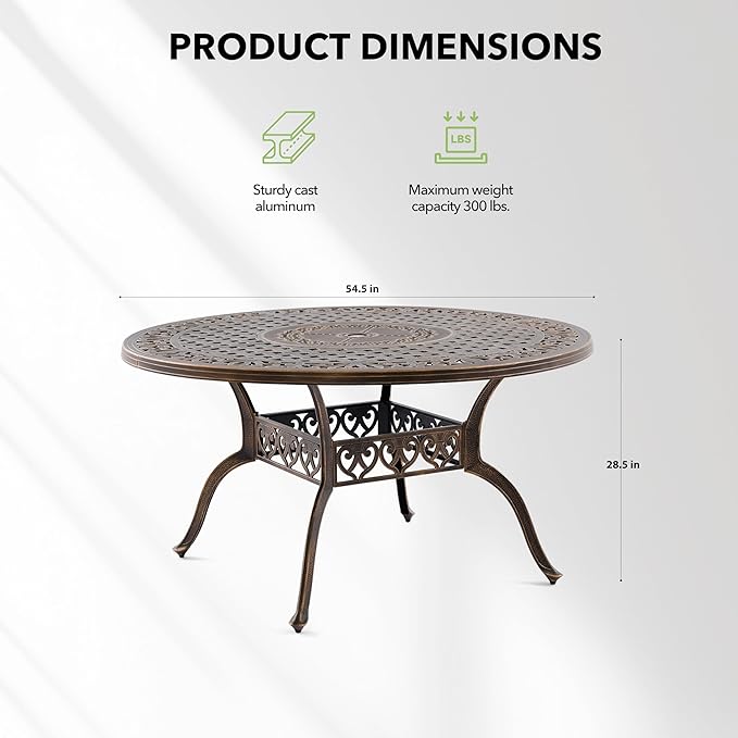 Outdoor Patio Dining Table - Image 2