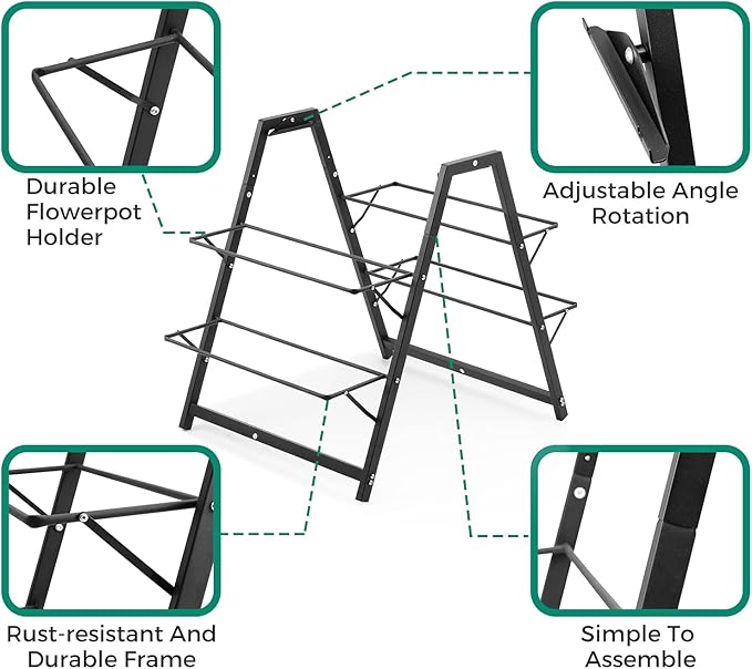 Raised Garden Planter Bed, Tiered Planter Stand - Image 4