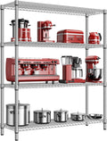 2800 LBS 59" W 4 Tier Storage Shelves Rack Metal Wire Shelving Unit, Storage by MEIGAOPLASTICANDMETALHKCOLIMITED