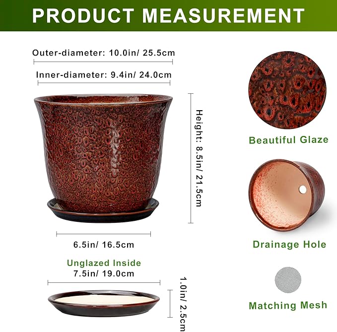 10 Inch Plant Pot - Image 2