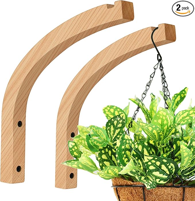 Wooden Plant Hangers by DSJIFGEW