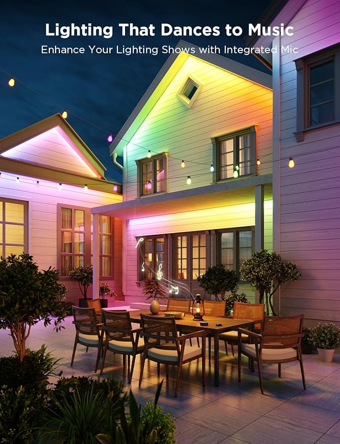 Govee Outdoor LED Strip Lights, 98.4ft Smart Outdoor Lights Work - Image 4