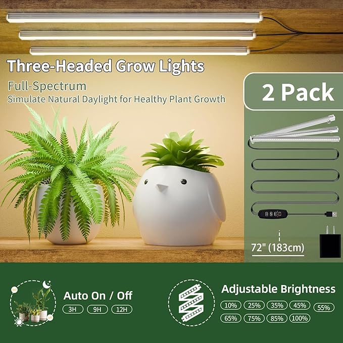 Plant Stand Indoor with Grow Lights, 6 Tiered Metal Plant Shelf, Corner Plant - Image 3