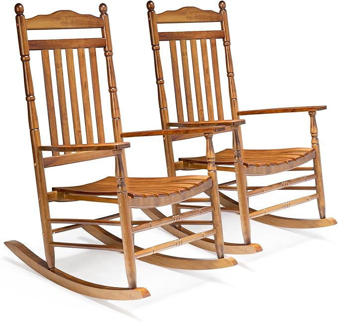 VINGLI Wooden Rocking Chair, Outdoor Chair by VINGLI