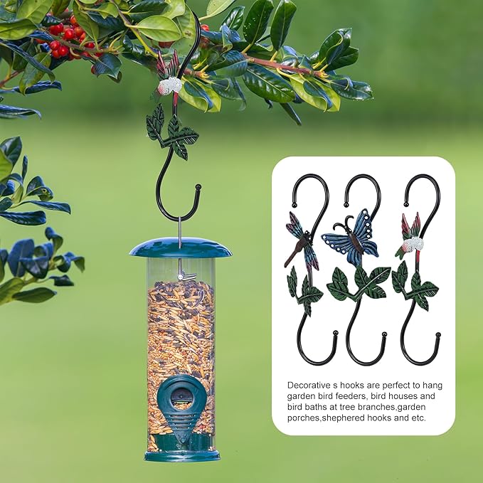 Large Decorative S Hooks, Beautiful and Vivid Plant Hook - Image 4