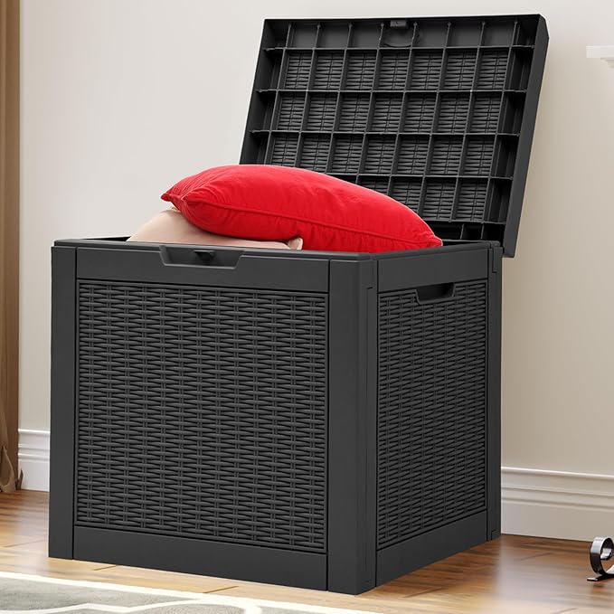 YITAHOME 32 Gallon Deck Box, Resin Storage by YITAHOME