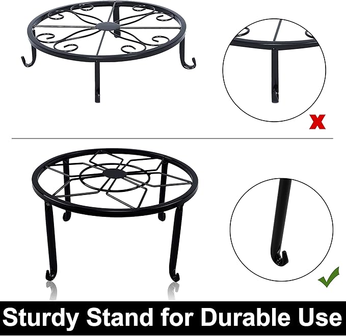 yosager 3 Pack Metal Plant Stands - Image 5