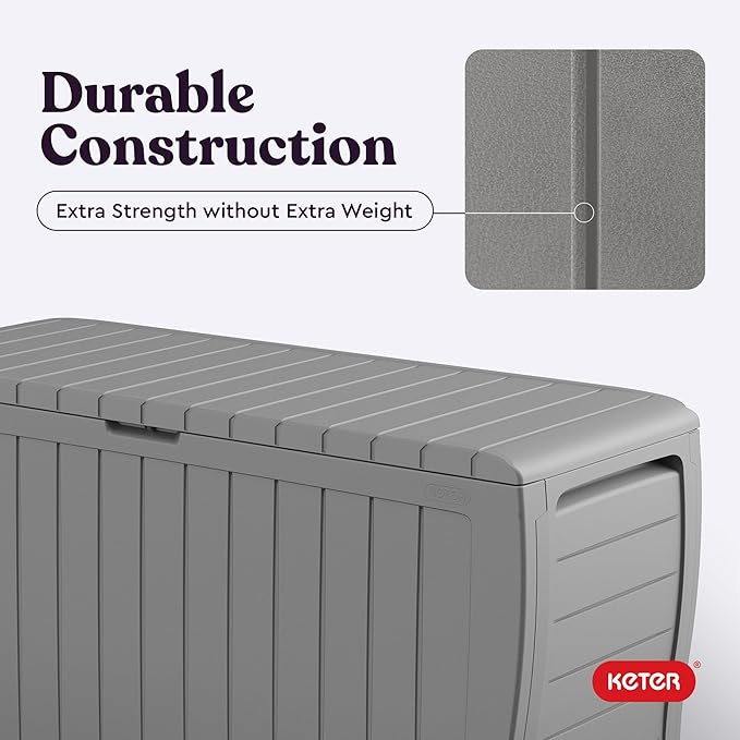 Keter Marvel Plus 71 Gallon Resin Outdoor Storage Box - Image 9