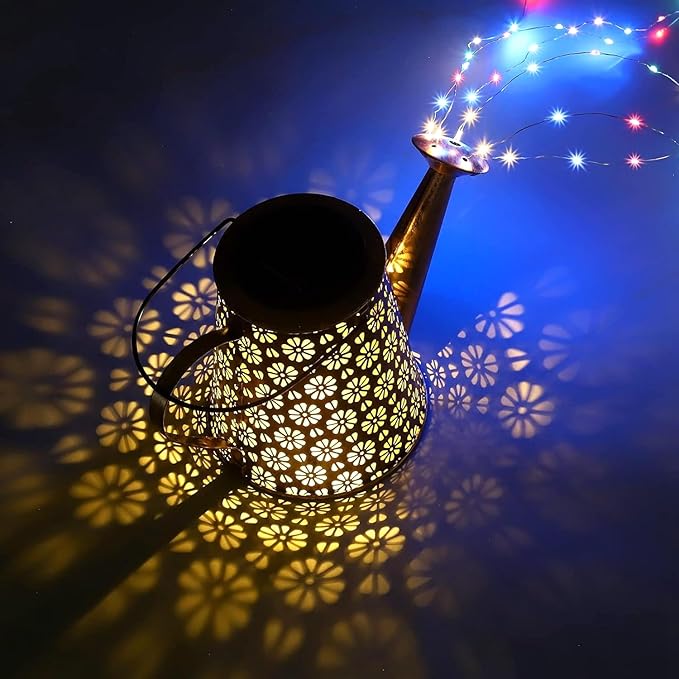 2 Pack Solar Watering Can Lights - Image 7