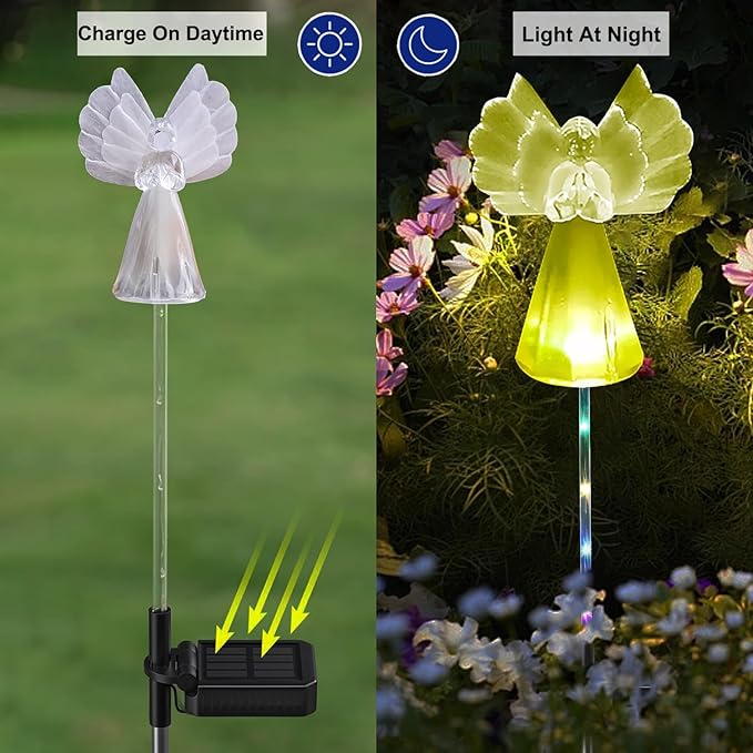Solar Angel Lights Outdoor Decor - Image 3