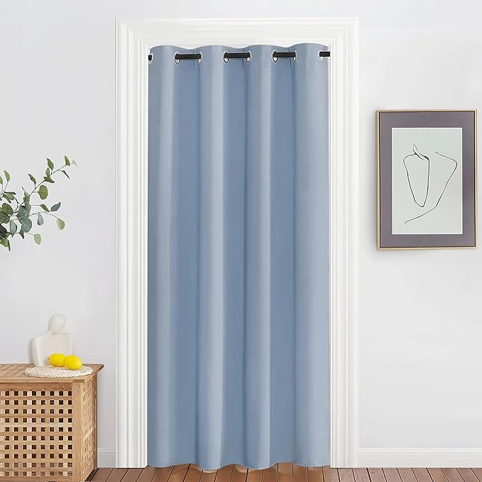 NICETOWN Blackout Doorway Curtain Drape 78 inch Long by NICETOWN