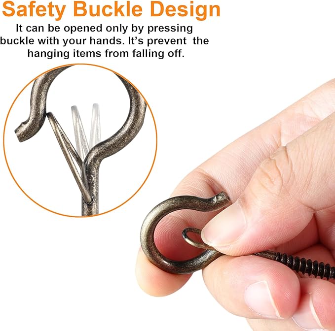 96 PCS Q-Hanger Hooks, Screw Hooks - Image 2