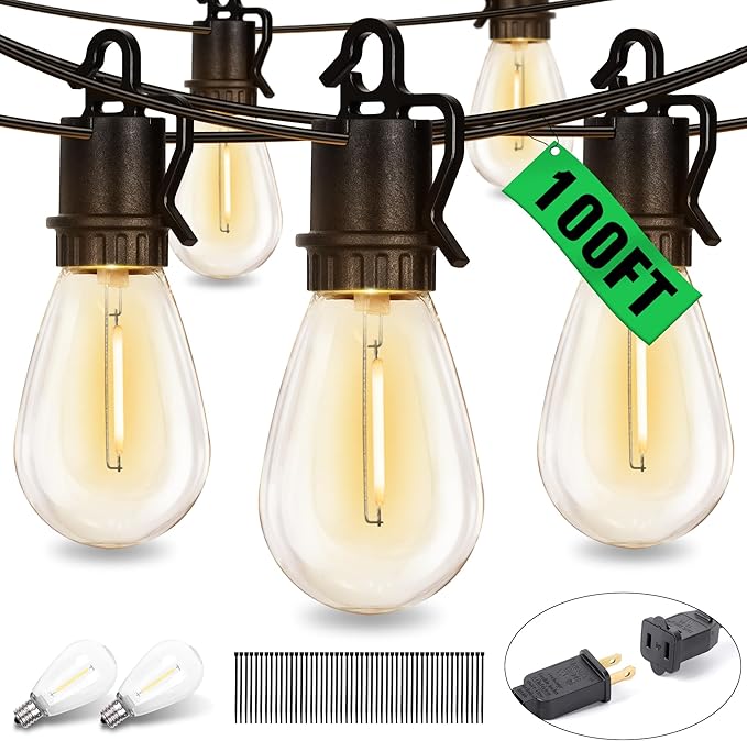 100FT Outdoor String Lights - Image 8