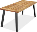 Best Choice Products 6-Person Indoor Outdoor Acacia Wood Dining Table, Picnic by BestChoiceProducts