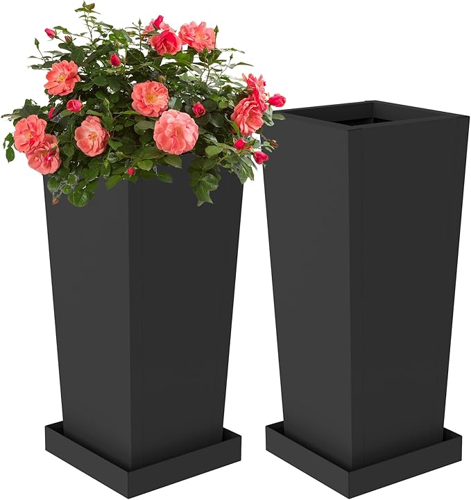 Tall Planters 28" H by Toriexon