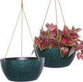 13 Inch 2 Pack Large Hanging Planters by SwinDuck