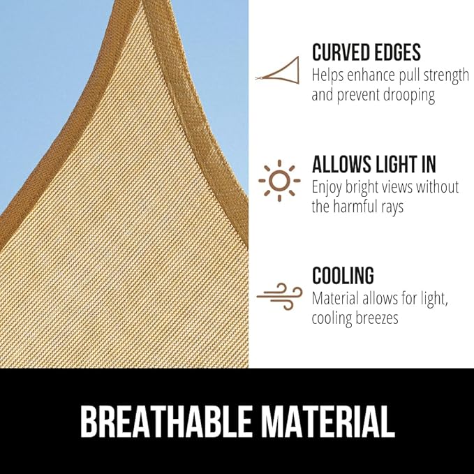 GORILLA GRIP Heavy Duty Sun Shade, UV Protection Fade Tear and Rust Resistant - Image 5