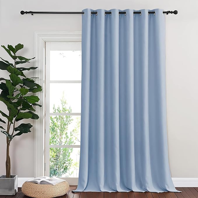 NICETOWN Sliding Door Curtain 108 Inches Long by NICETOWN