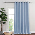 NICETOWN Room Divider Curtain 132 Inches Long, Wide Blackout Sliding Door by NICETOWN